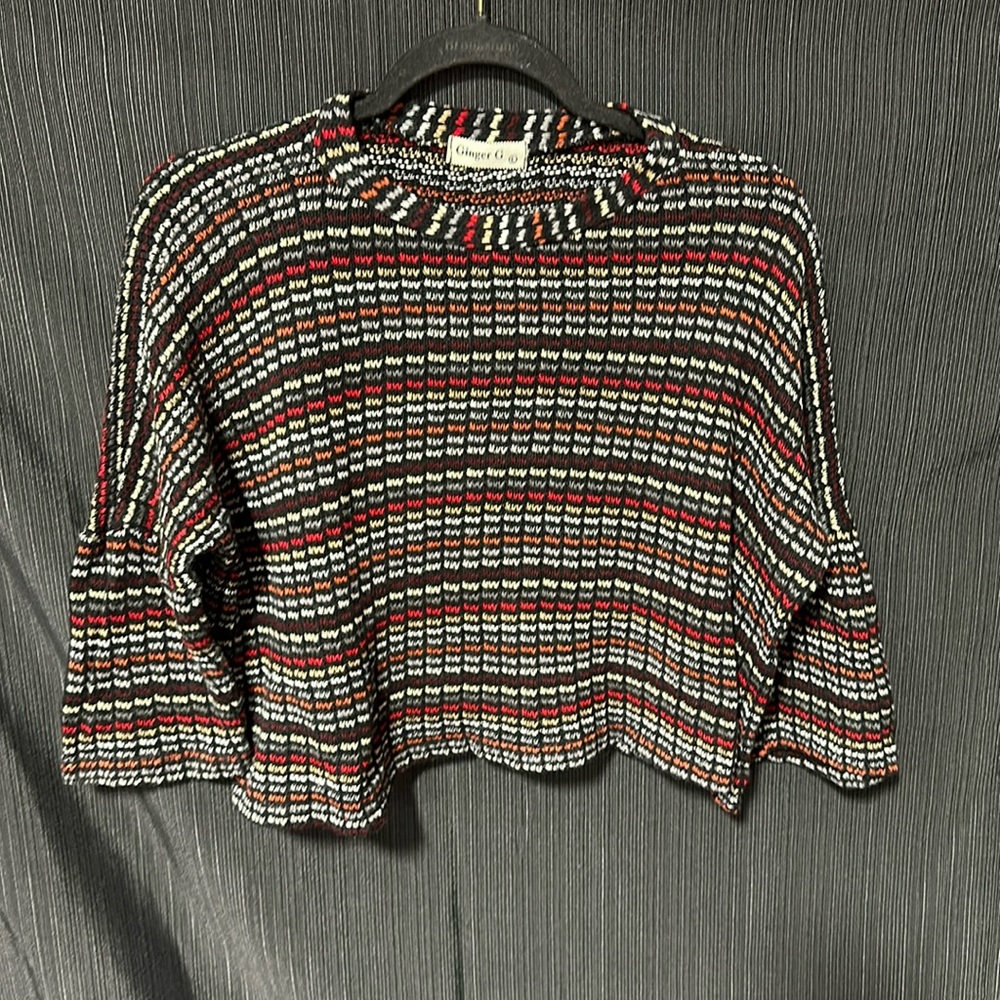 Ginger G / Multi color crop top‎ / Size L / R-5